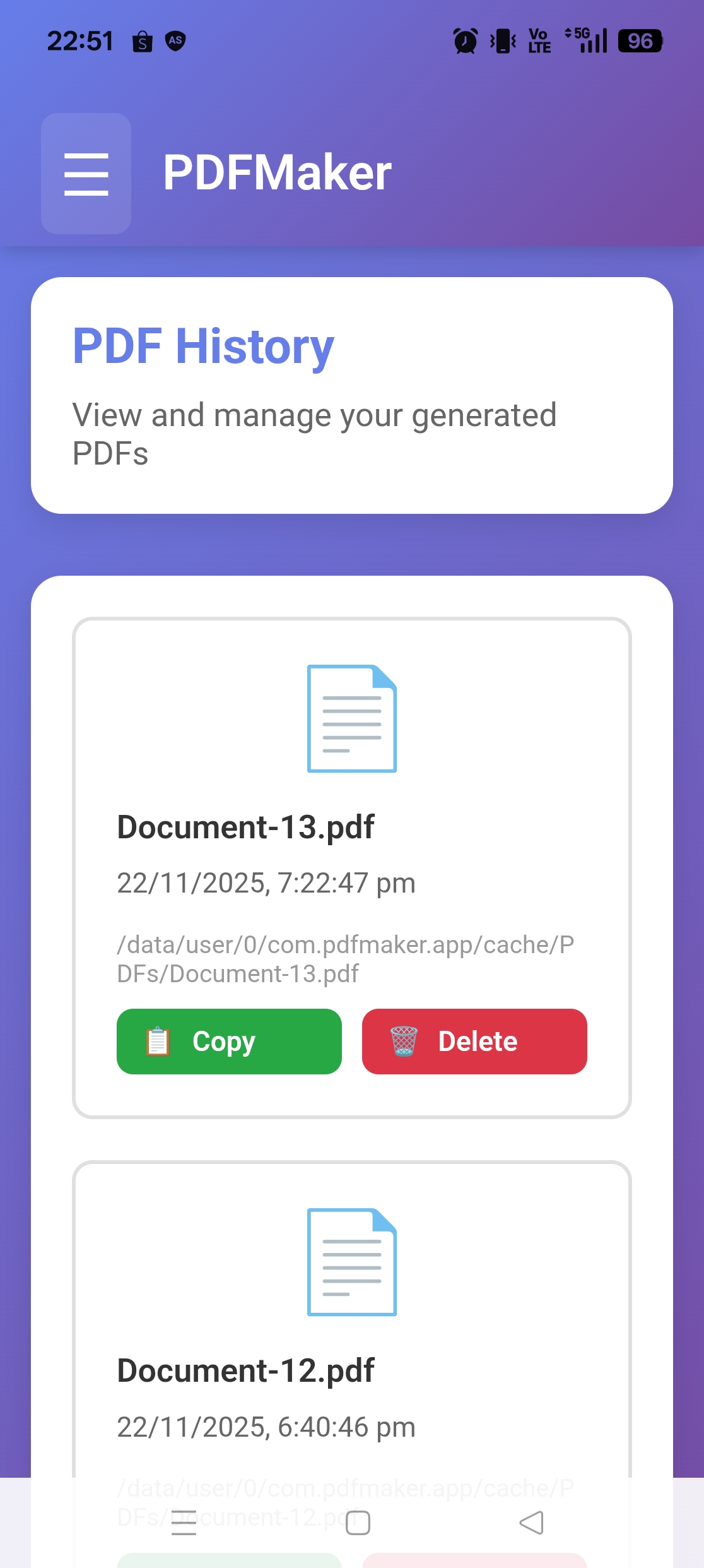 PDFMaker Output
